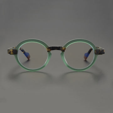 Yael Vintage Round Acetate Glasses Frame